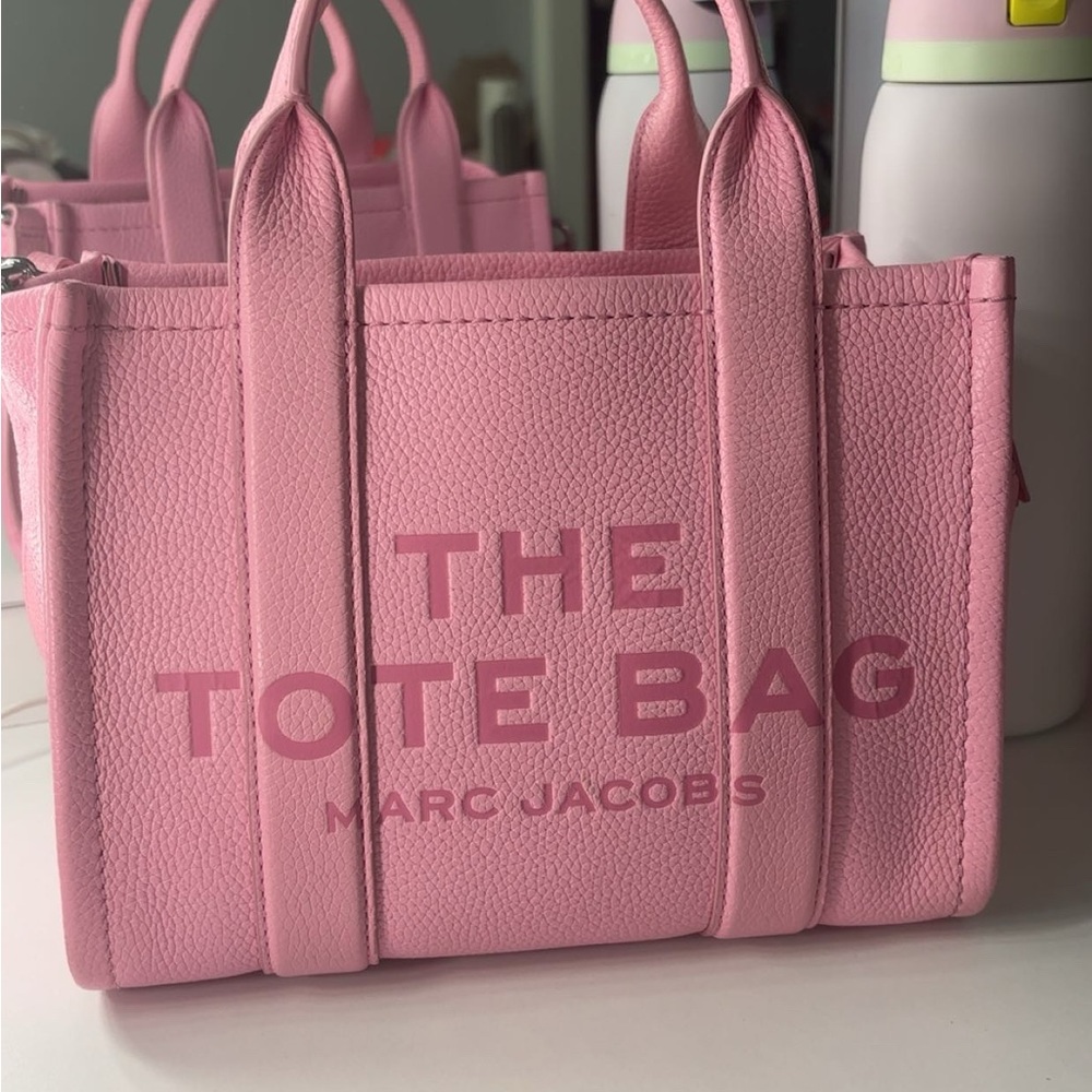Marc Jacobs leather tote- candy pink